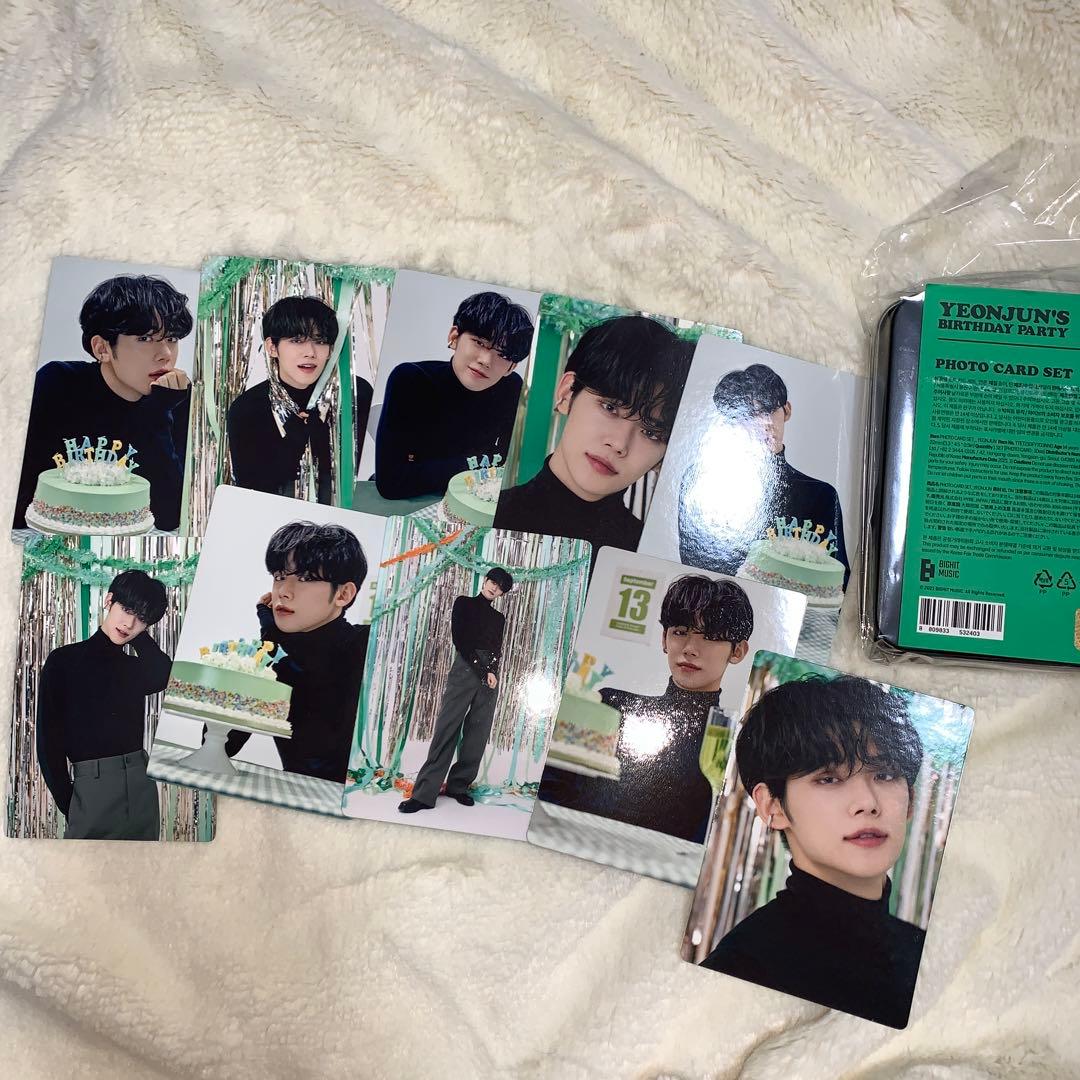 txt ヨンジュン　ミニフォト　センイルグッズ　トレカ TXT ヨンジュン トレカ ミニフォトカード - メルカリ