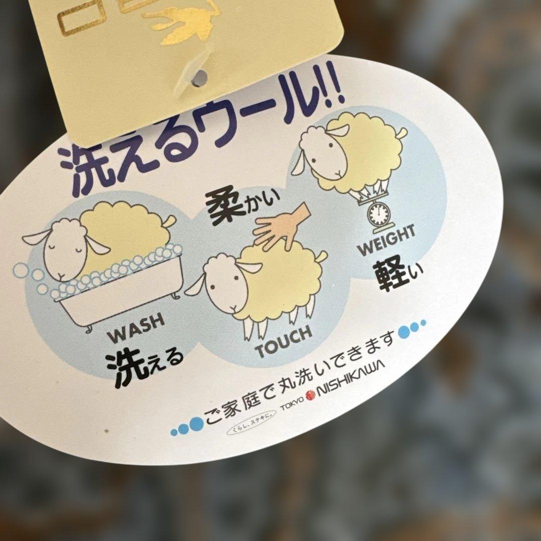 新品タグ付】エトロ ウールタオルケット 西川産業 ペイズリー柄