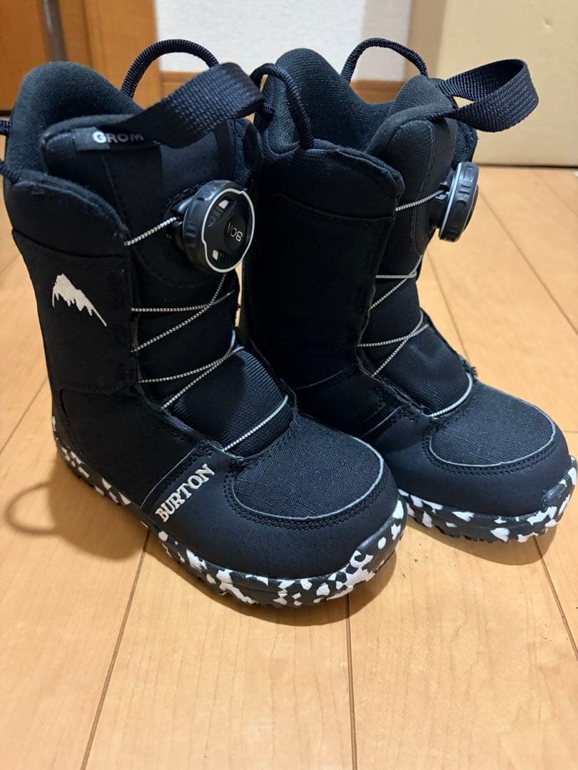 【超美品】バートン　キッズ　スノーボードブーツ　17.5cm