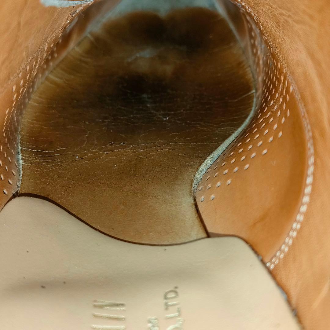 SCOTCH GRAIN　スコッチグレイン　ストレートチップ　茶色　24.5cm