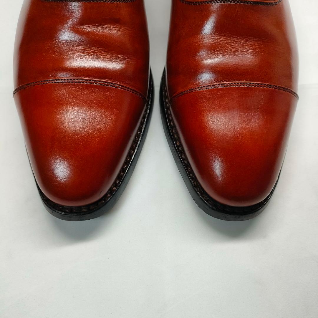 SCOTCH GRAIN　スコッチグレイン　ストレートチップ　茶色　24.5cm