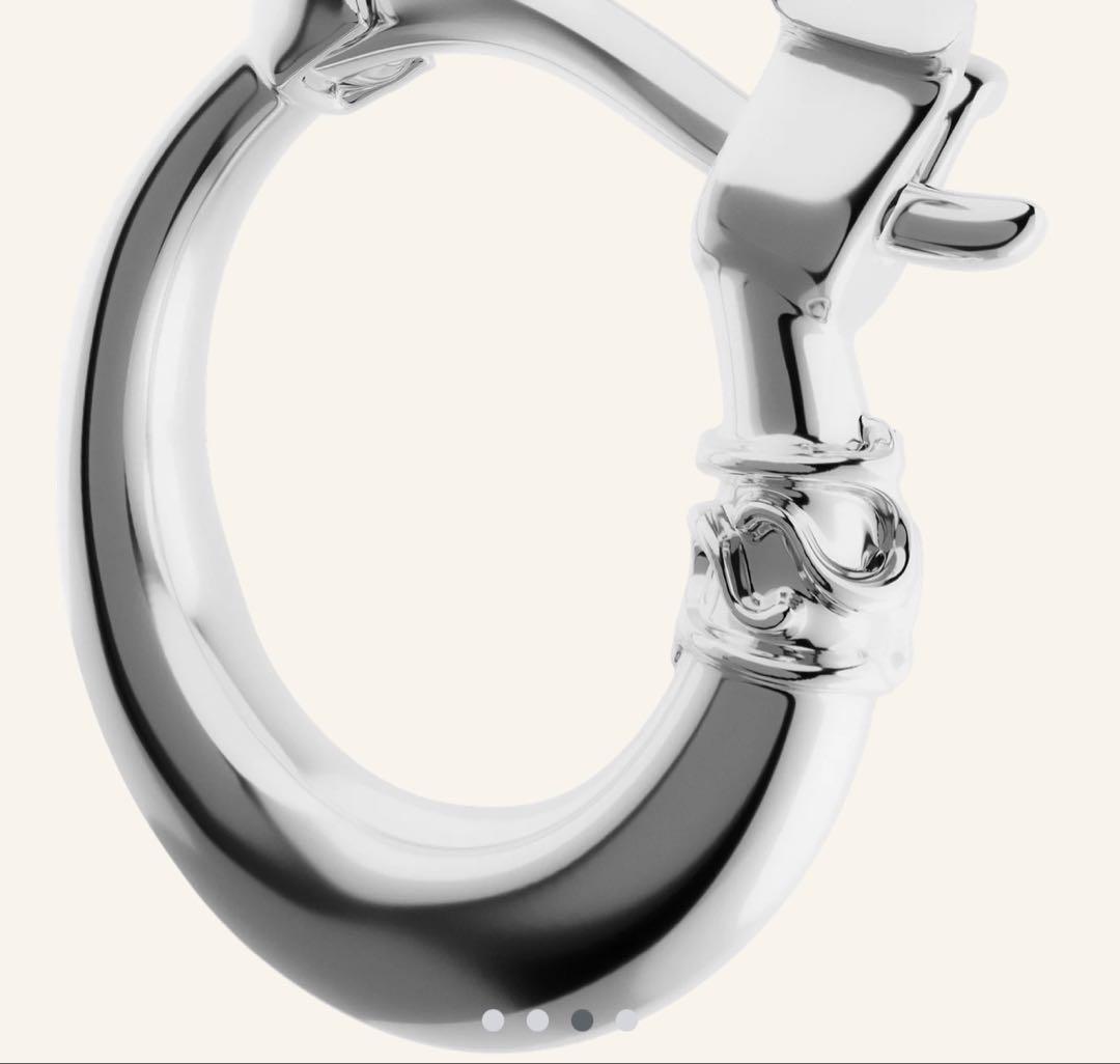 pointless journey EAR RING PJ - SILVER