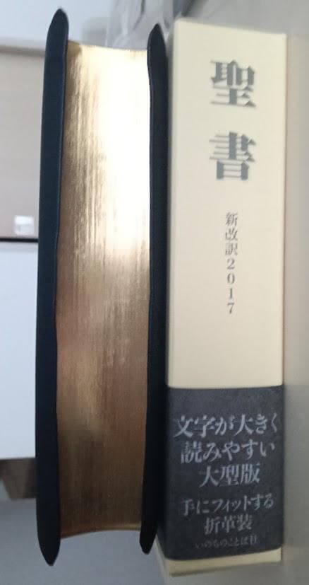 美品・革製カバー付】NBK-10 大型版革装 聖書 新改訳 2017 革装 - メルカリ