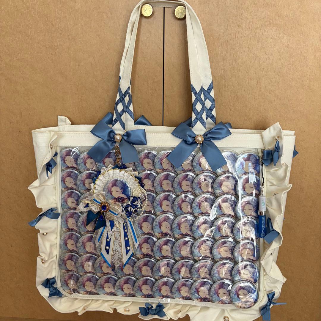 プロセカ 青柳冬弥 缶バッジ 痛バッグ 痛バ - メルカリ