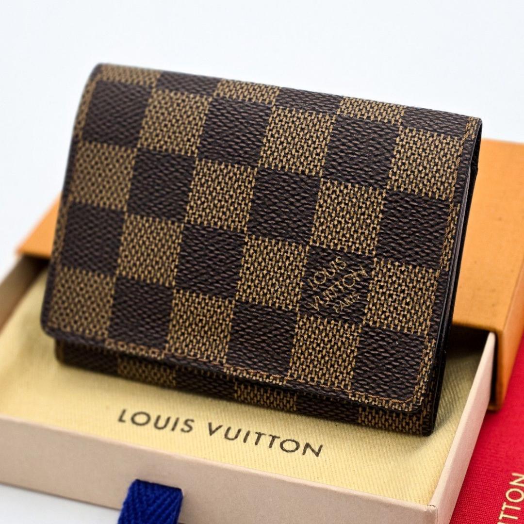 ママさん カードケース ダミエ ブラウン 名刺入れ アンヴェロップ 楽天市場】【未使用】 ルイヴィトン 名刺入れ アンヴェロップ カルト