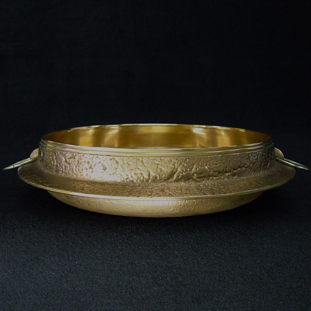 平井鋳造所 砲金鍋 すき焼鍋 1.85kg 在銘 美品 栞 化粧箱に訳有