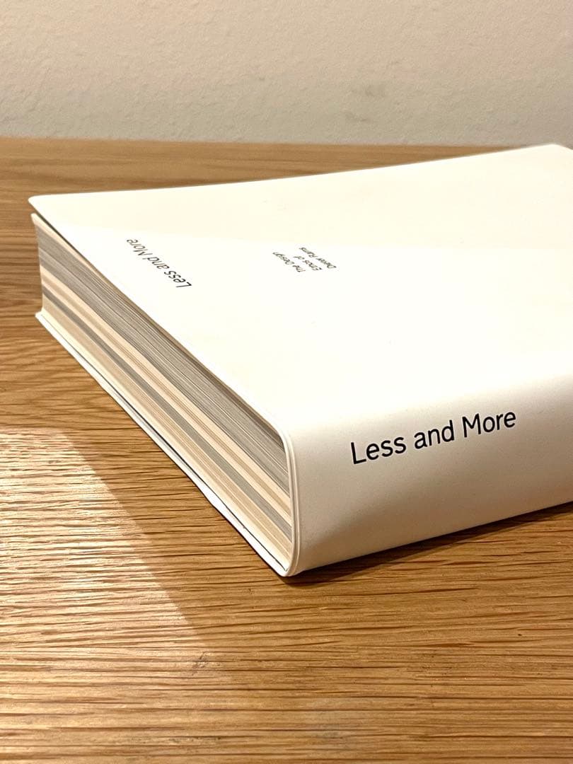 希少・完品】ディーター・ラムス展 図録「Less and More」特典付
