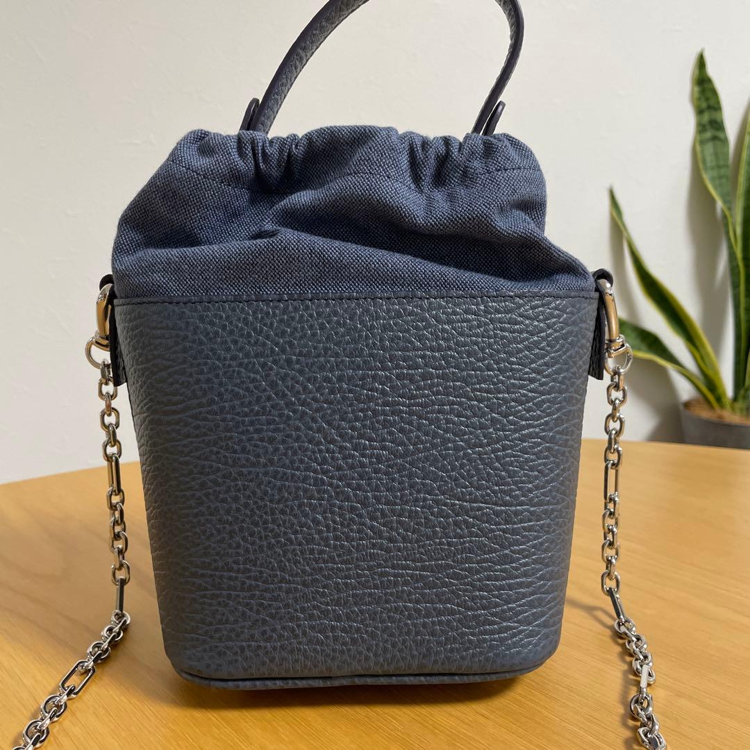 MaisonMargiela】5ACバケットバッグ 希少スレートブルー - メルカリ