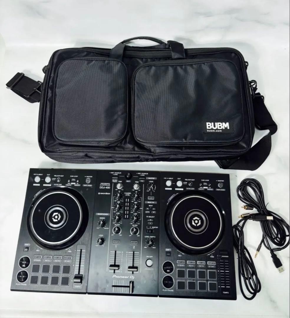 DJ機材　Pioneer DDJ-400 2021年製 DDJ-400 - 2-channel DJ controller for rekordbox dj (Black)