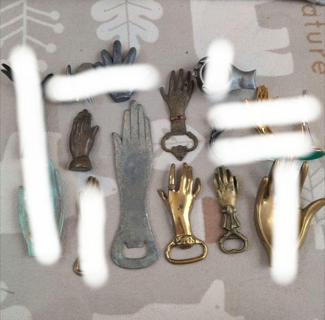 最終値下げ！！金属製手形オブジェコレクション 5点セット GEOFIX(ジオフィクス) 五角形セット スタンダードカラー 12ピース (6色