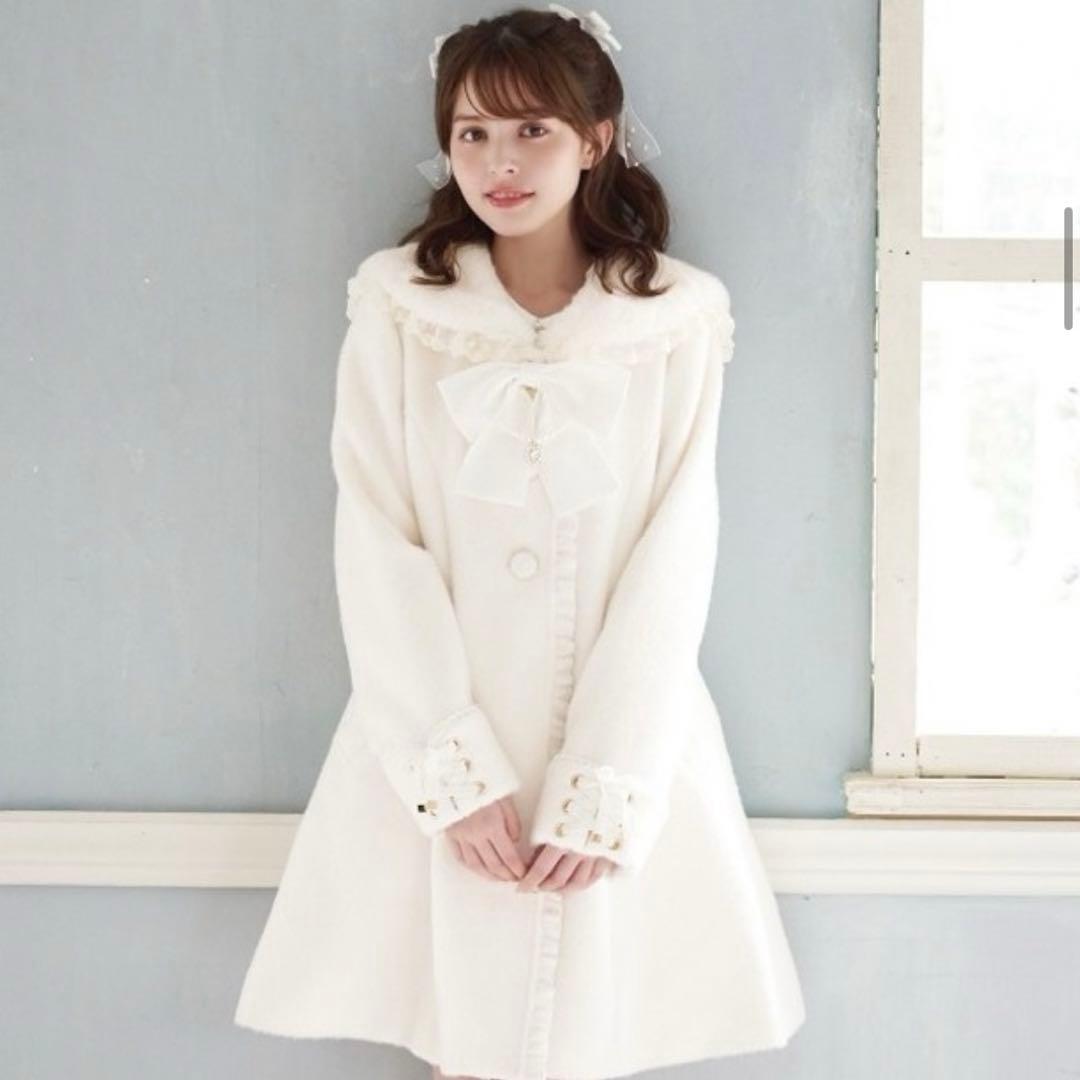 LIZ LISA ファーセーラーAラインコート - メルカリ