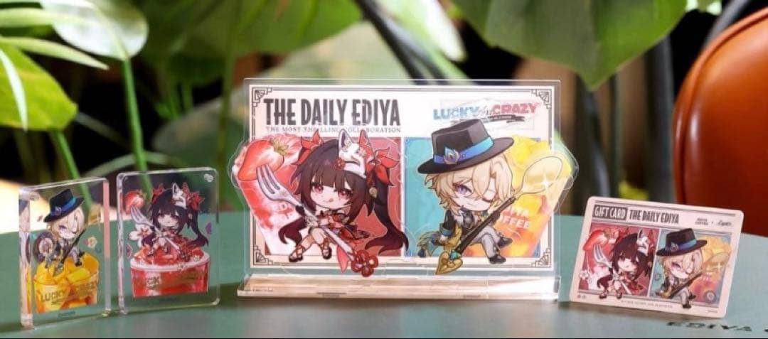 崩壊スターレイル EDIYA 韓国限定 アクリルブロック アクリルスタンド