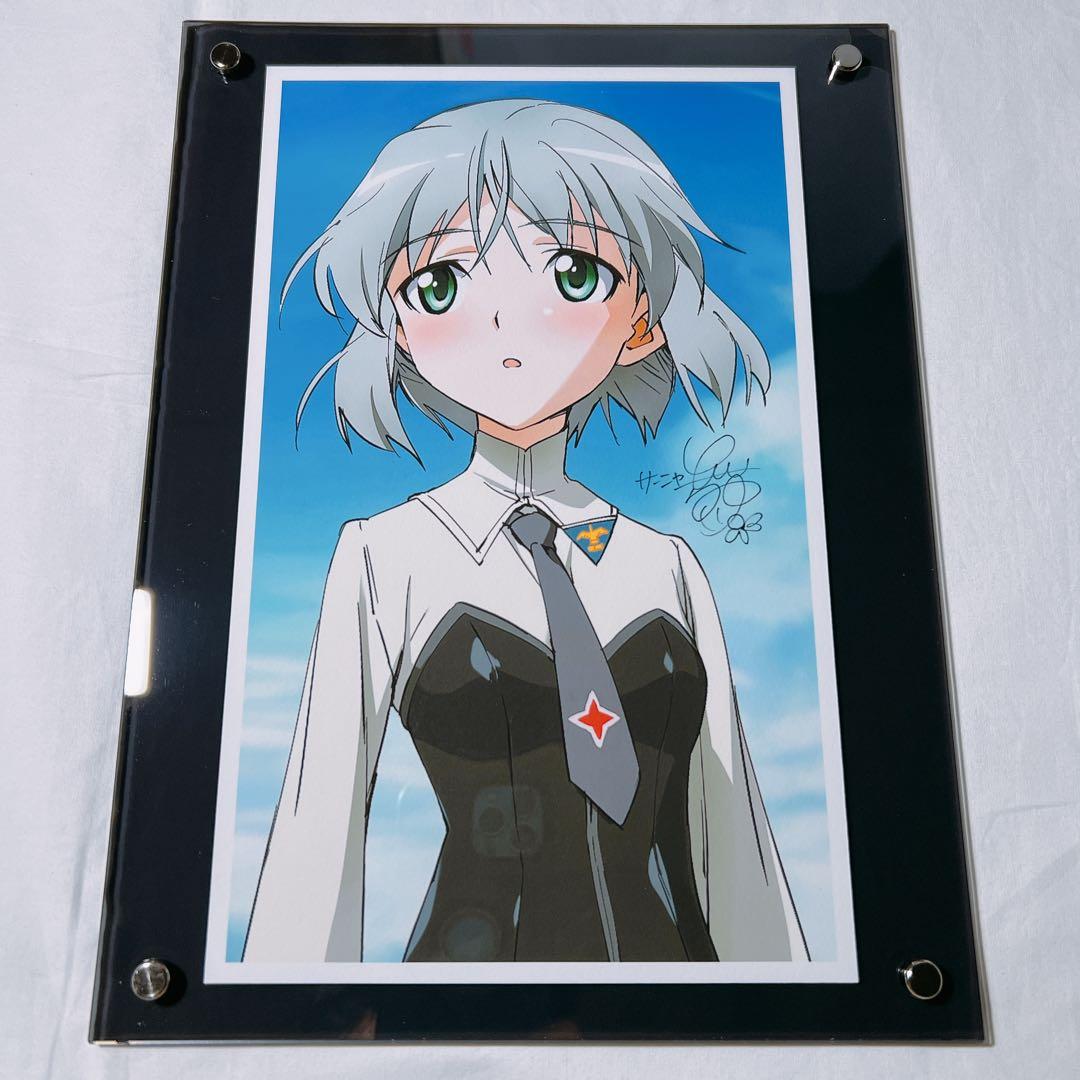 レア】ストライクウィッチーズ ルッキーニ 斎藤千和 直筆サイン入り