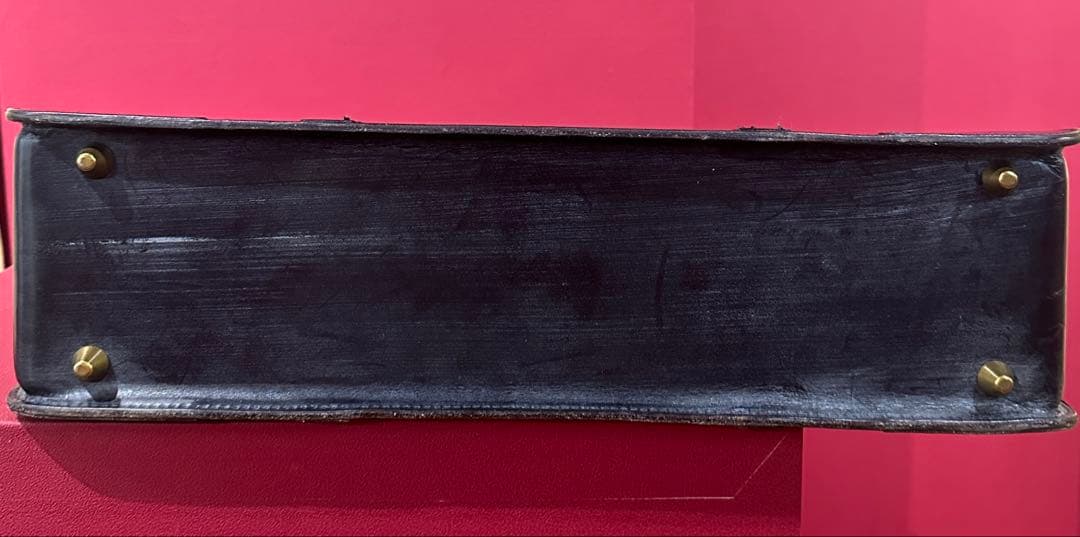 GANZO ブリーフケース 東京青山本店にて購入 長期保管品の通販はau PAY