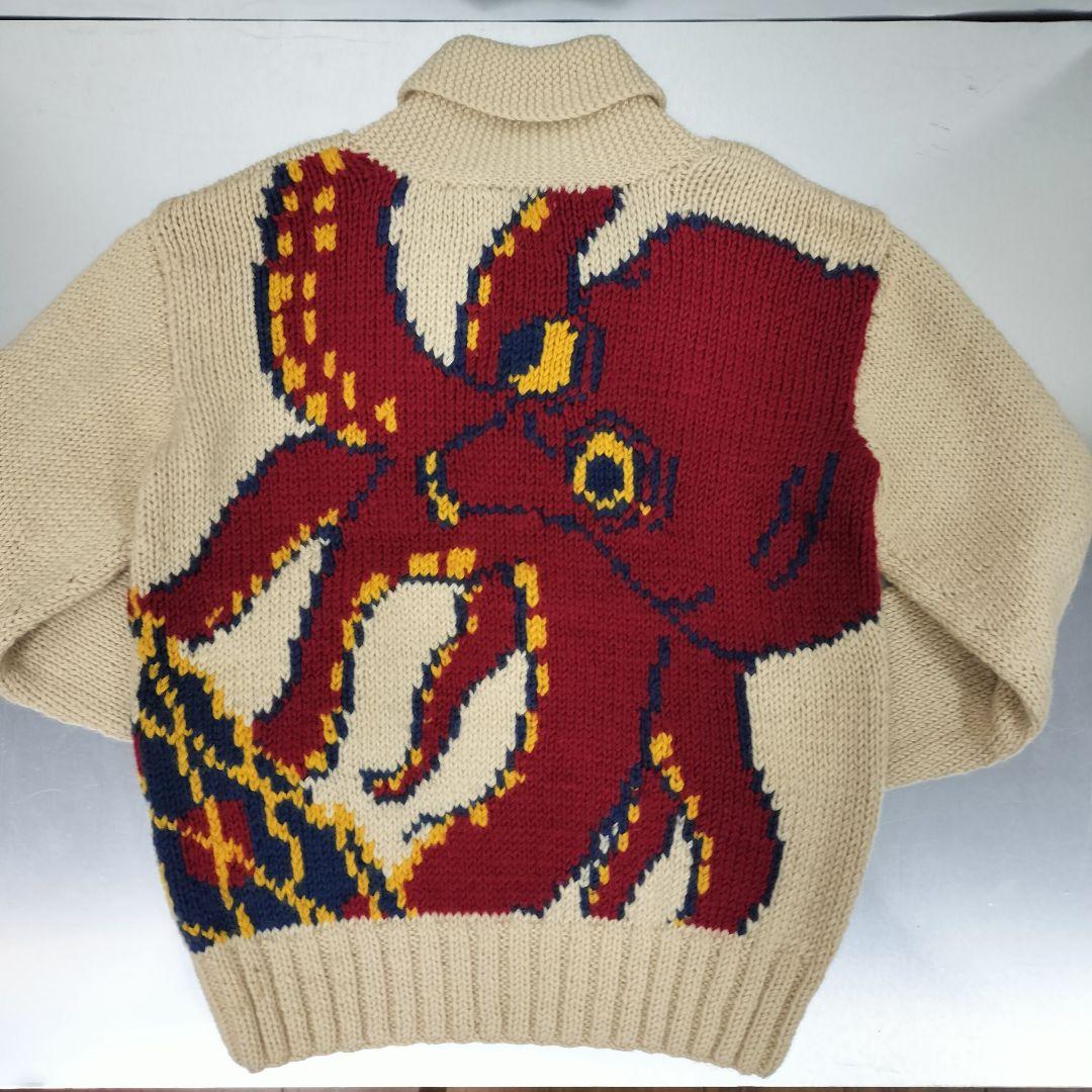 ドライボーンズ 希少カウチンセーター デッドストック オクトパス