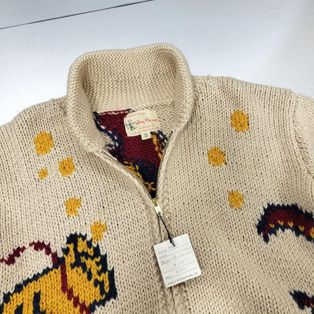 ドライボーンズ 希少カウチンセーター デッドストック オクトパス