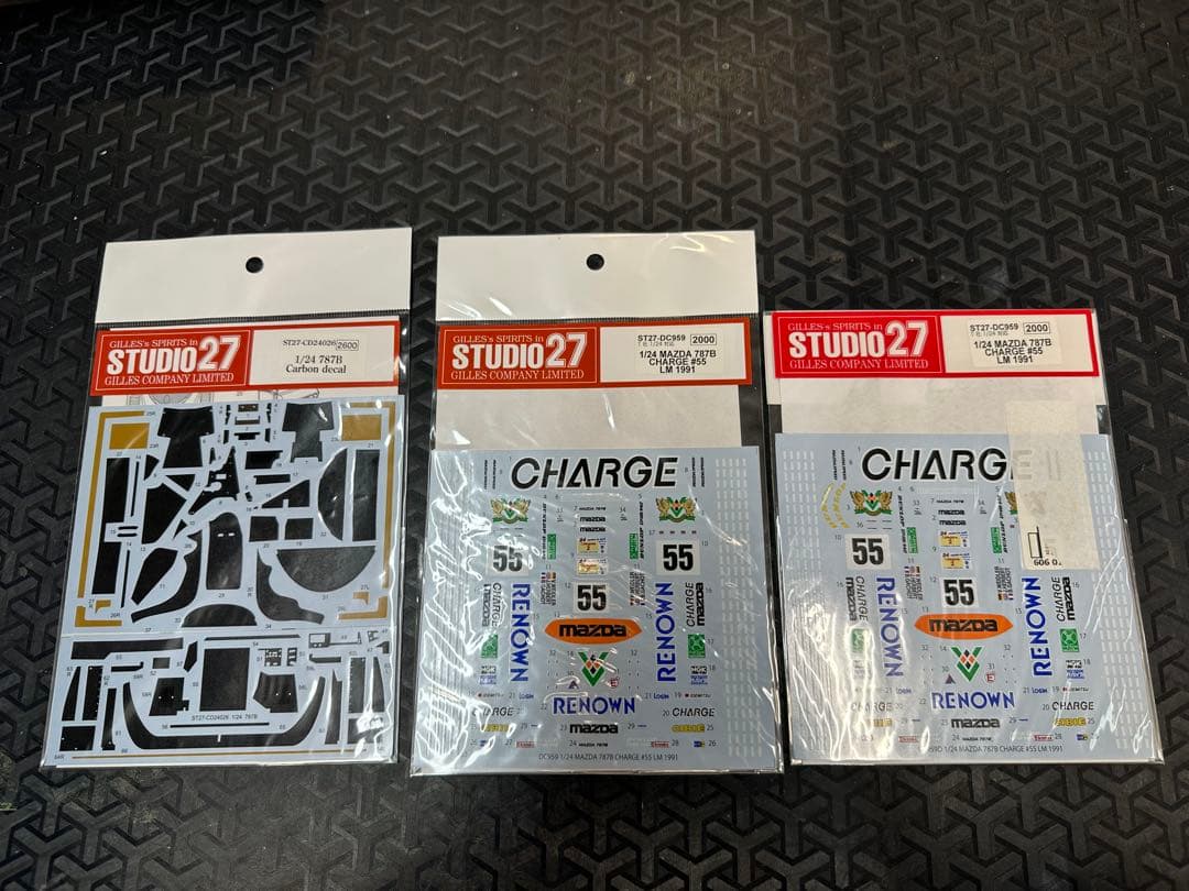 タミヤ Mazda 787B 1/24(カルトグラフ) + スタジオ27製3枚付 - メルカリ