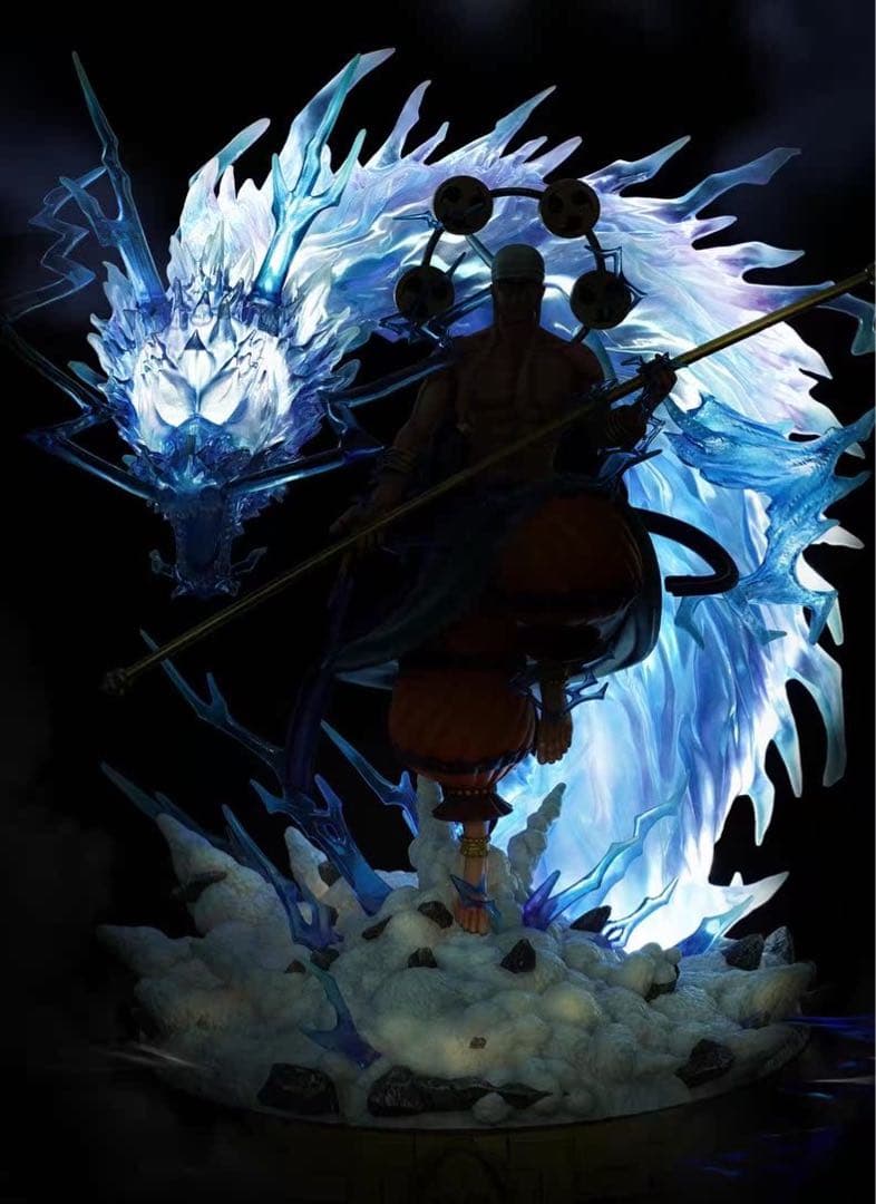 新品】ワンピース エネル ゴロゴロの実 フィギュア ガレージキット