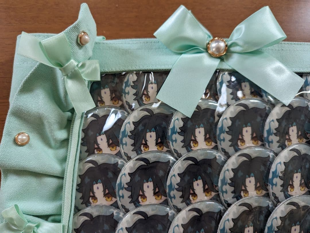 原神 魈 痛バ 痛バッグ アパレル購入特典缶バッジ 痛バック缶バッチ白