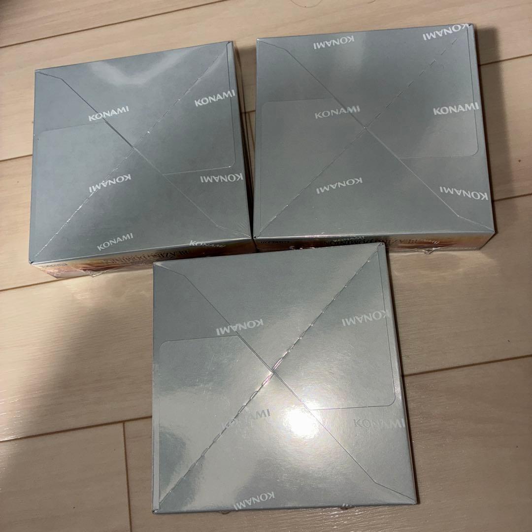 新品未開封】3BOX 遊戯王ブレイジング・ドミニオン - メルカリ