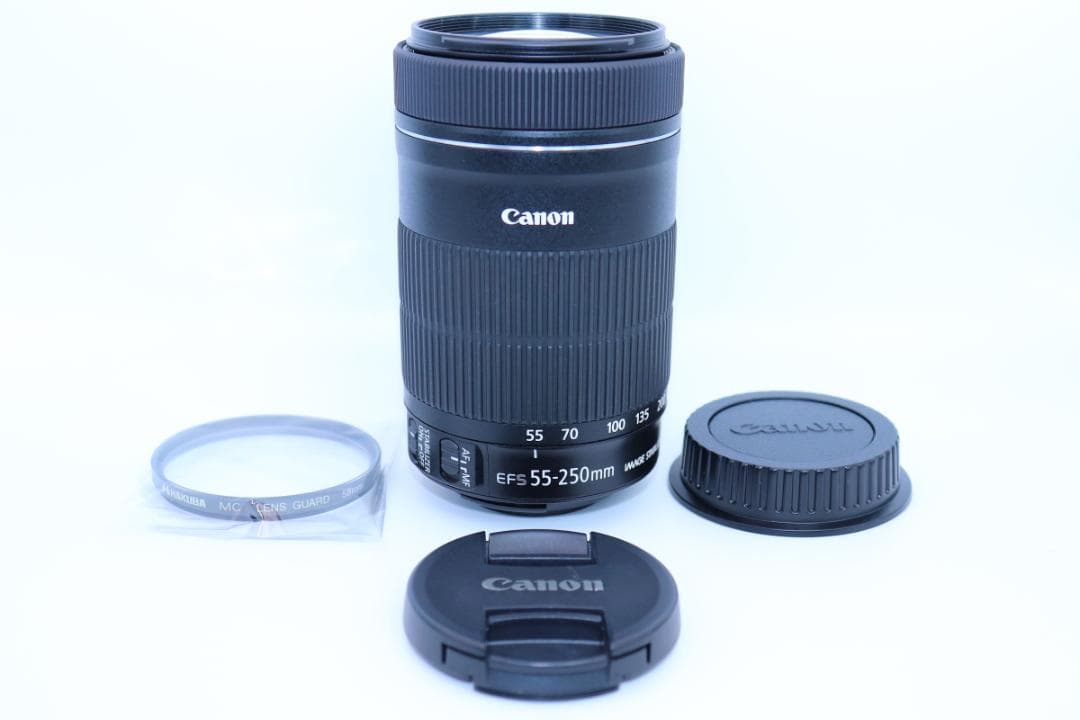 【新品級・保証付】Canon EF-S 55-250mm IS STM レンズ⑤ Amazon.com : Canon EF-S 55-250mm f/4-5.6 IS STM Telephoto Zoom