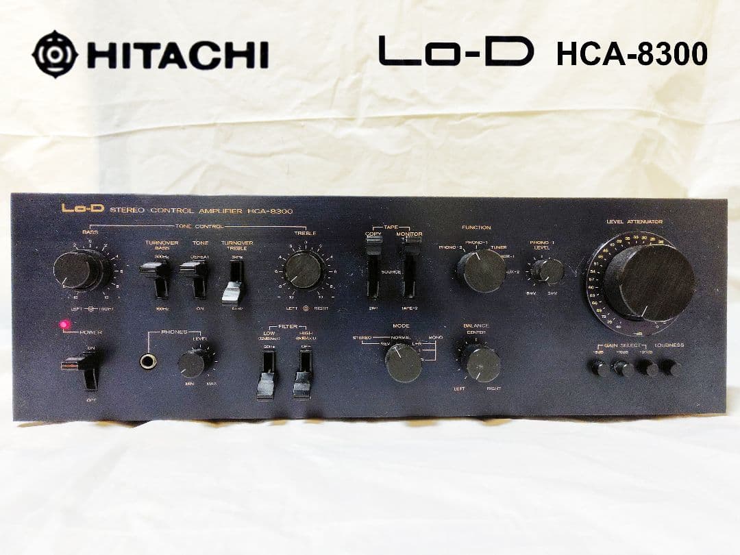 最終値下げ☆HITACHI Lo-D HCA-8300ステレオコントロールアンプ Lo-D HCA-8300 Specifications Lordi / Hitachi