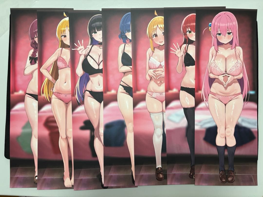 C106 ろうか 会場限定ロングポスター 7枚セット ぼっち・ざ・ろっく！ コミケ106 C106 ろうか ロングポスター 7枚セット ぼっち・ざ・ろっく