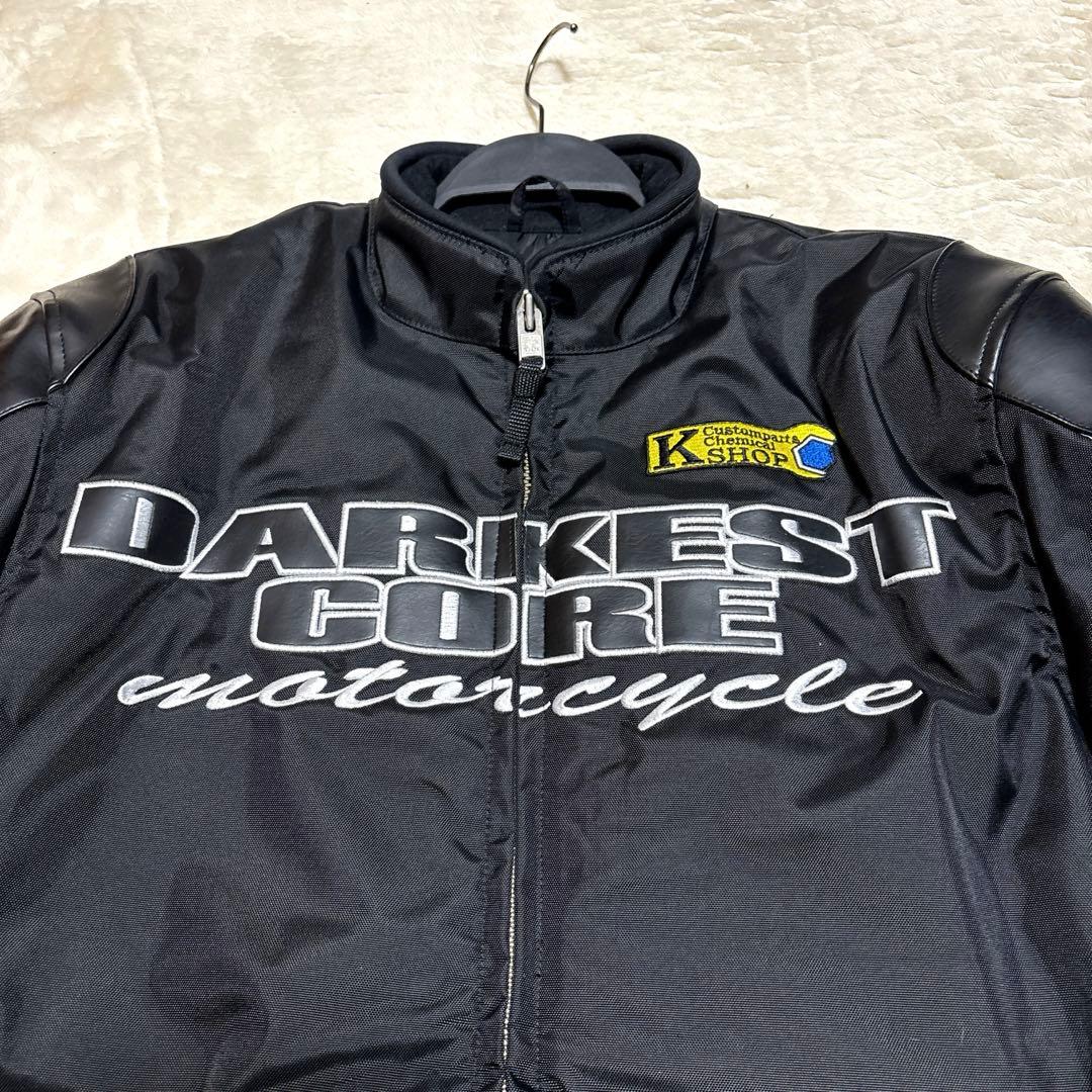 美品】KADOYA DARKEST CORE バイクジャケット ブラックLL - メルカリ