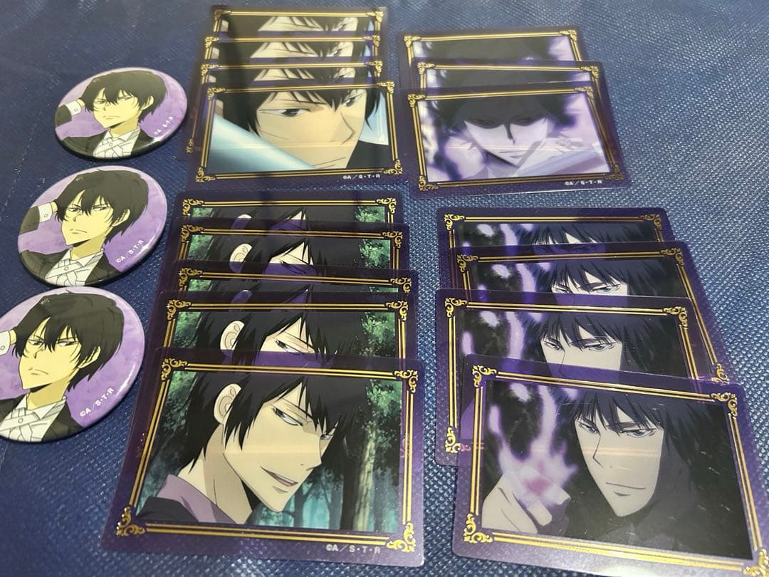 家庭教師ヒットマンREBORN 雲雀恭弥 まとめ売り 缶バッジ クリアカード