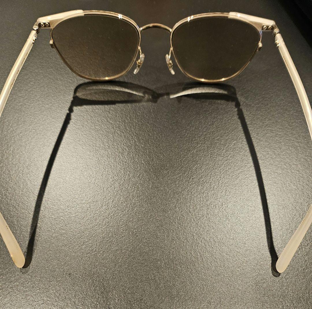 EYEVAN EIIwood ゴールドラウンドサングラスの通販はau PAY マーケット