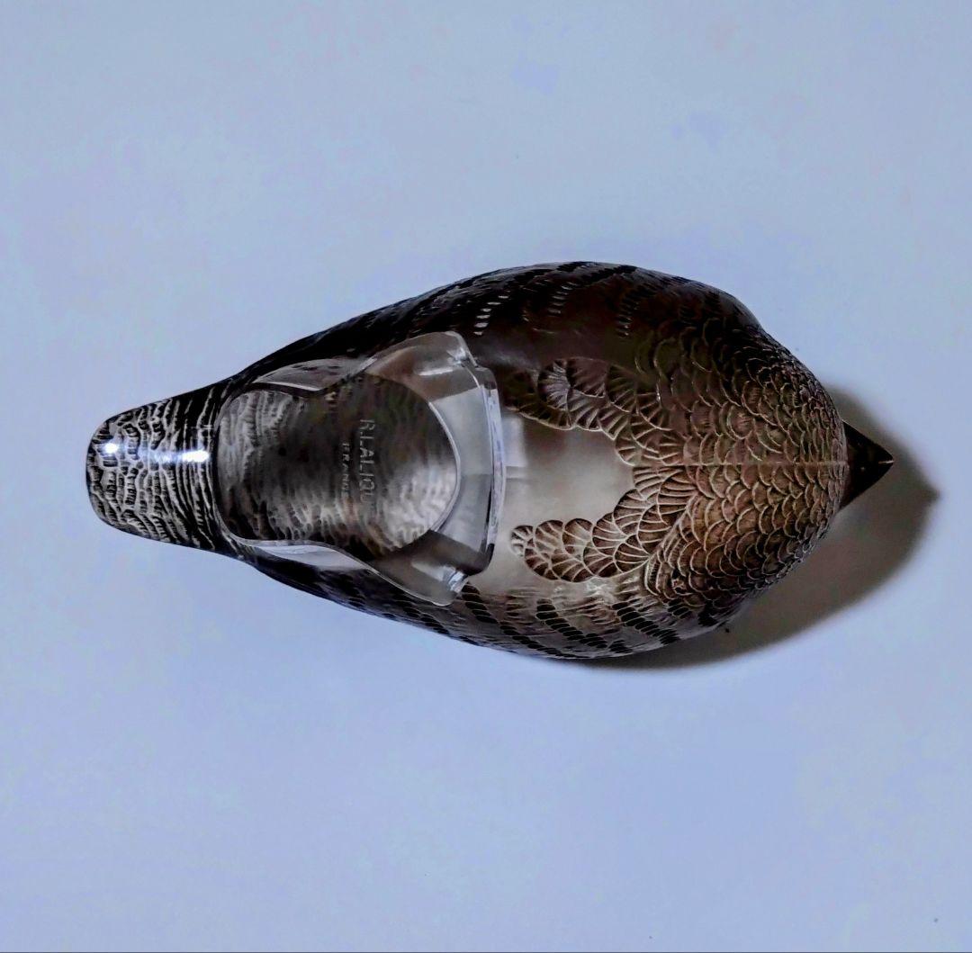 ルネ ラリック R LALIQUE ウズラ 置物 オブジェ クリスタル - メルカリ