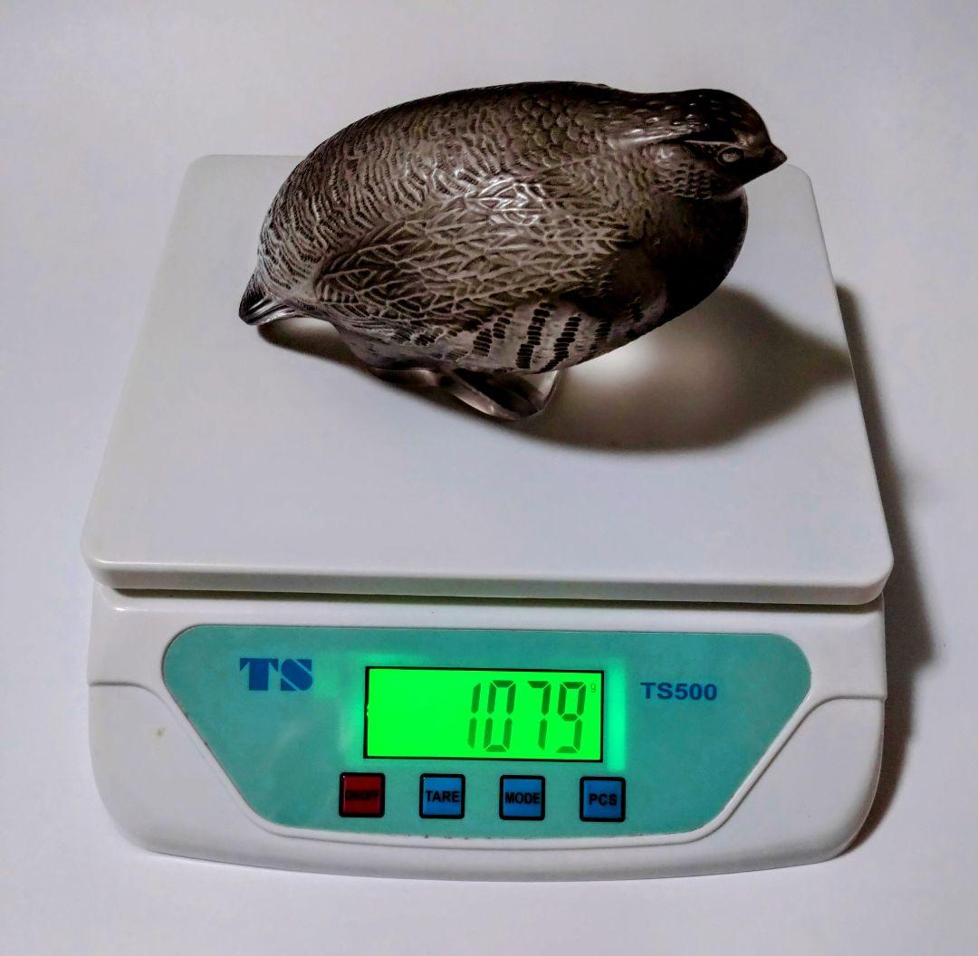 ルネ ラリック R LALIQUE ウズラ 置物 オブジェ クリスタル - メルカリ