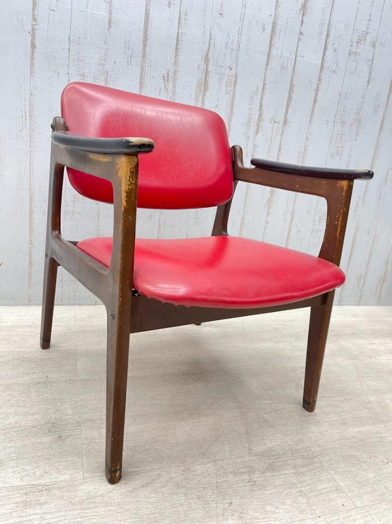 富士ファニチア アームチェア 安楽椅子 ミッドセンチュリー ダイニングチェア FUJI FURNITURE（冨士ファニチア） フジ ダイニング Owl アウル アーム