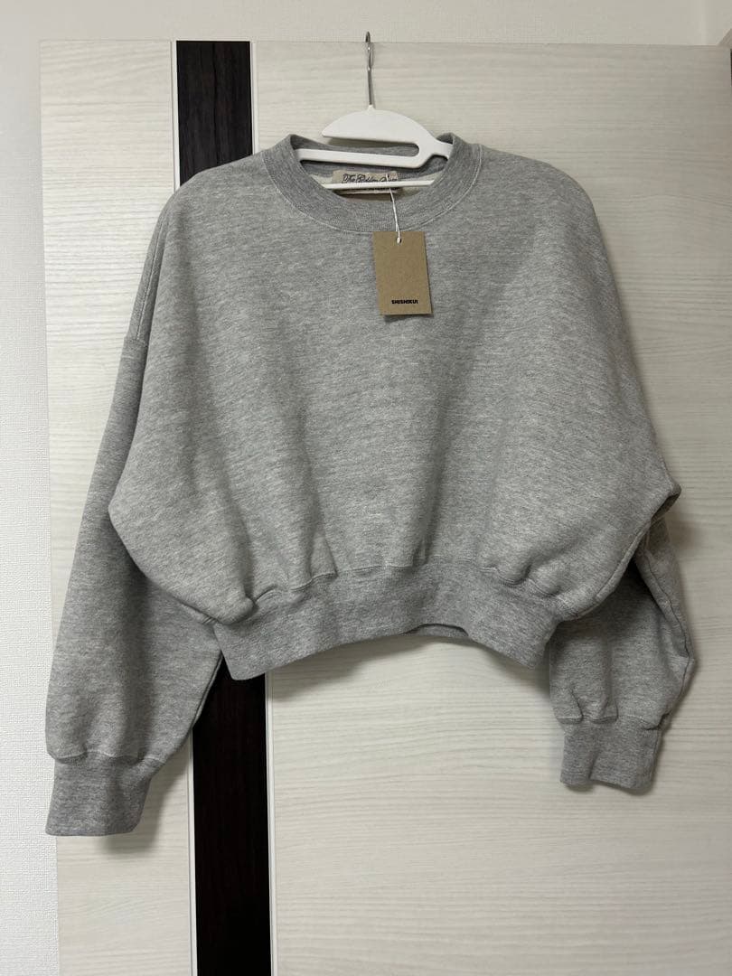 SHISHIKUI ☆ Brushed Crew グレー