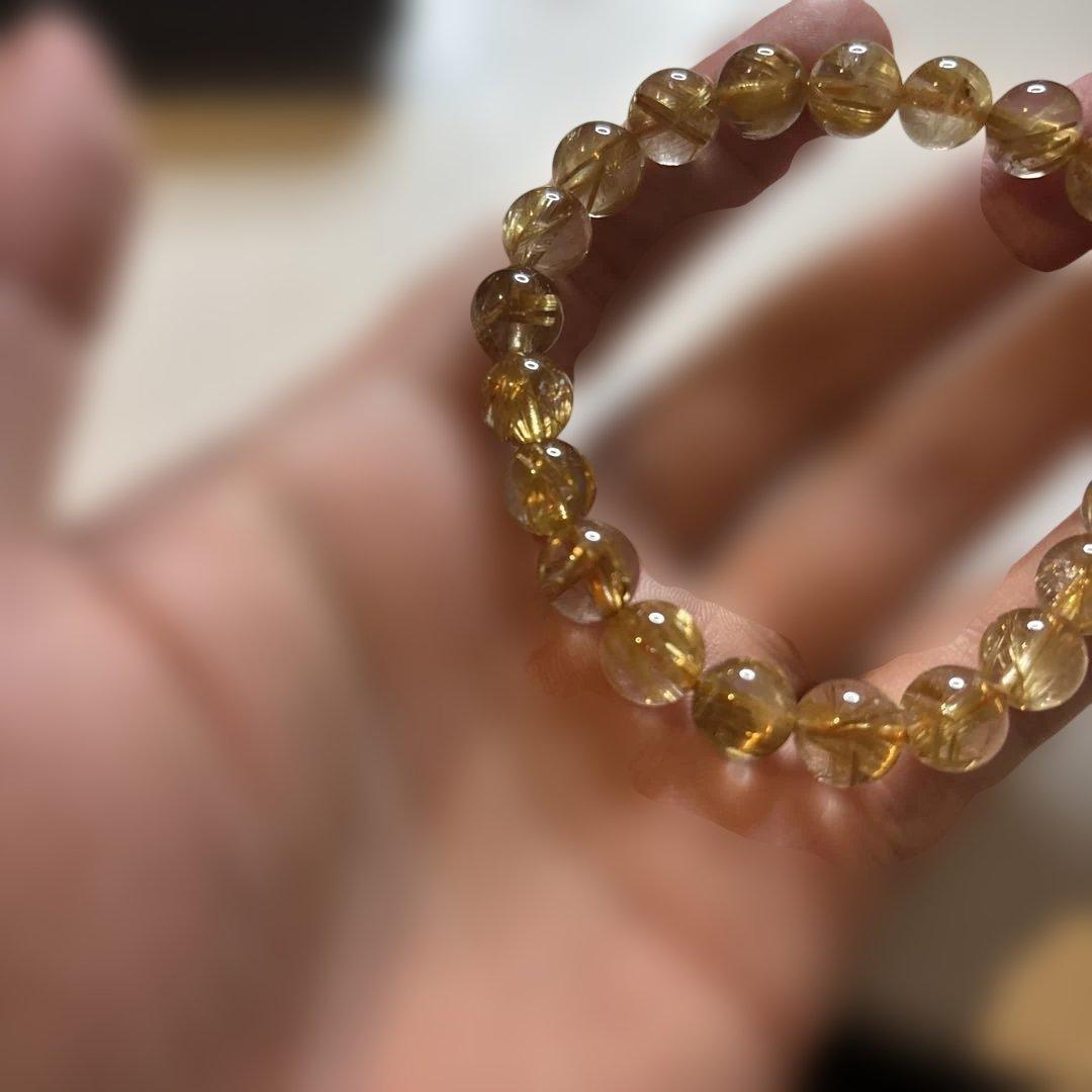 これが来てから金運爆上がり！サシがピカピカで多い！すっごいルチルが久しぶり！