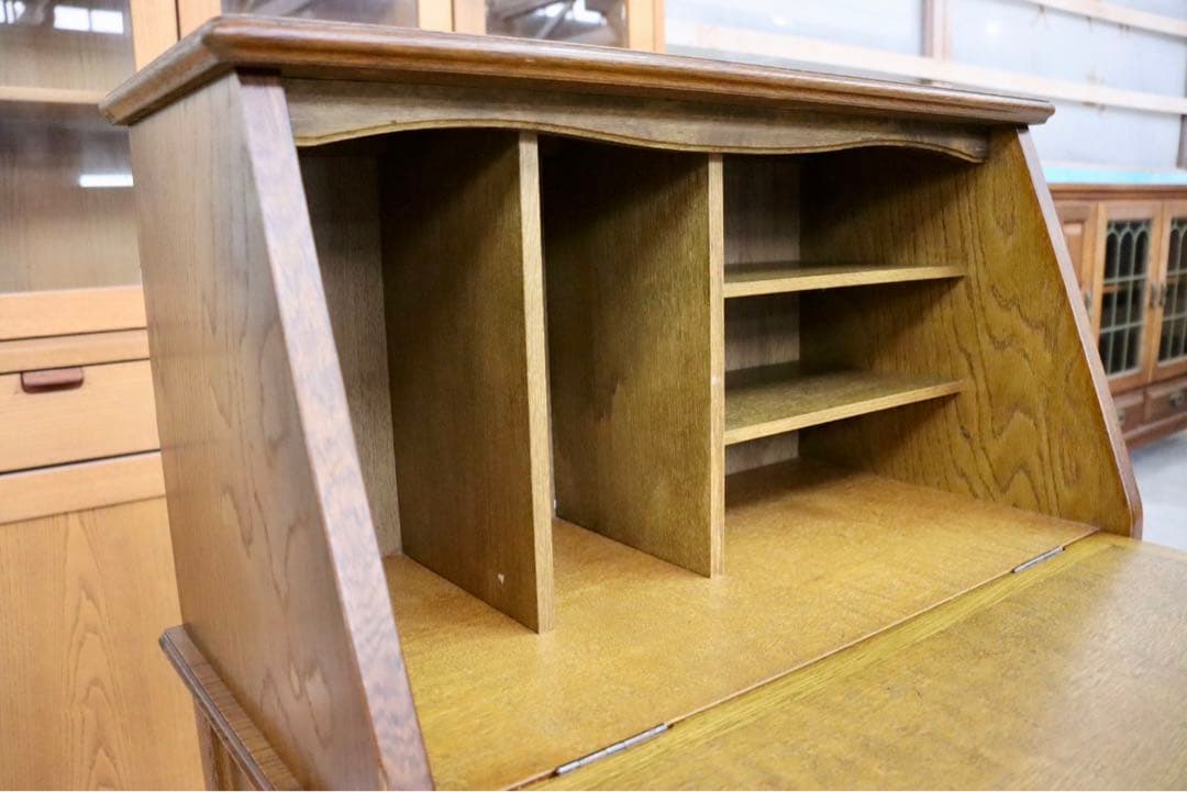 GMIS131○昭和レトロ アンティーク ライティングビューロー