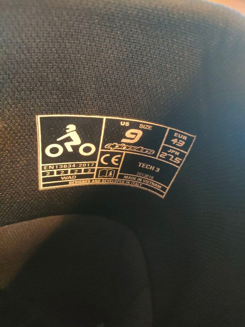 Alpinestars Tech3 27.5cm オフロードブーツ モトクロス