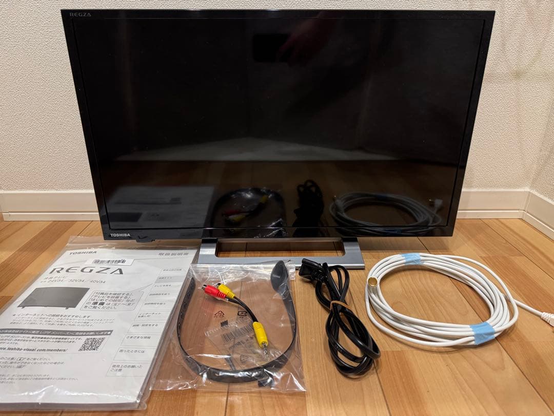 東芝 REGZA 24V34 24型テレビ【定価¥37,800】 Amazon | REGZA 24V型 液晶テレビ レグザ 24V34 ハイビジョン 外付け