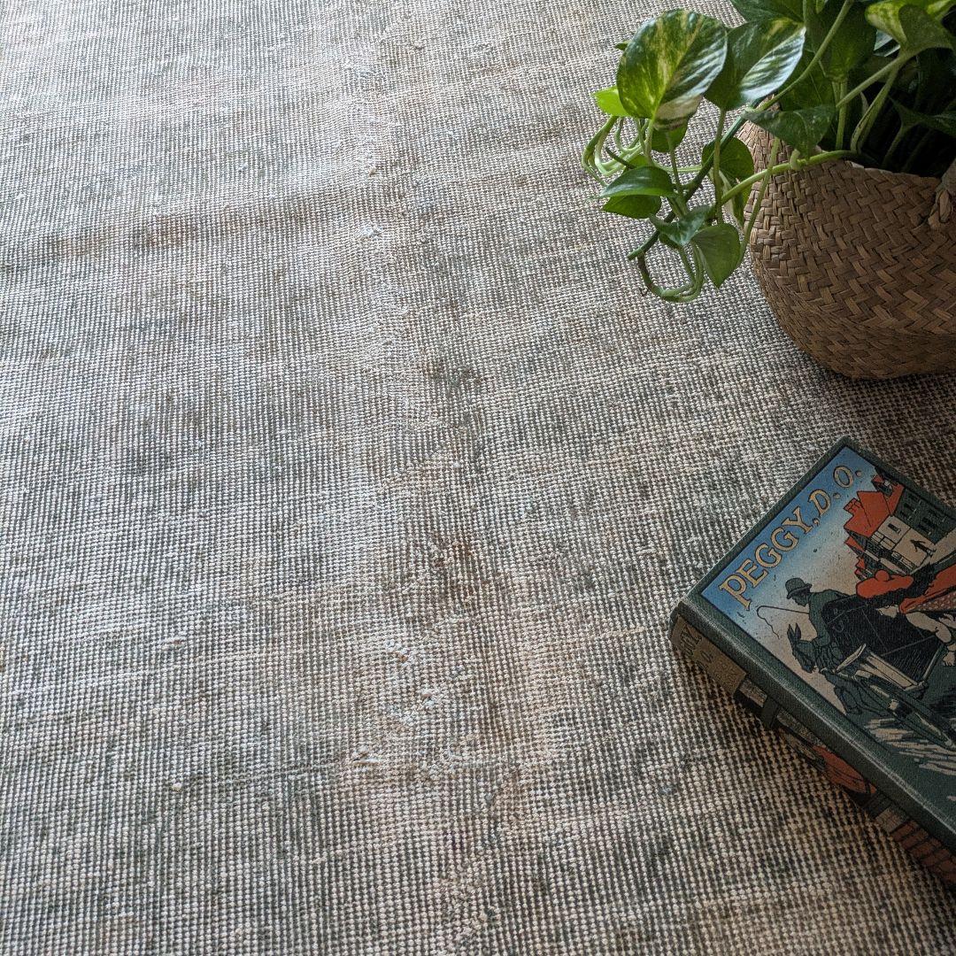 111×185 グレージュオーバーダイ トルコヴィンテージラグの通販｜www