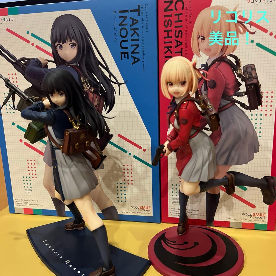 美品★リコリス・リコイル 錦木千束＆井ノ上たきな 1/7 フィギュアセット 特典付き2体購入セット】錦木千束/井ノ上たきな～バンドver.～ 1/7