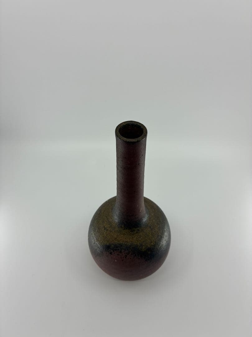 備前焼 花入 一輪挿し 共箱付き 陶印あり 約20cm 花瓶 - メルカリ