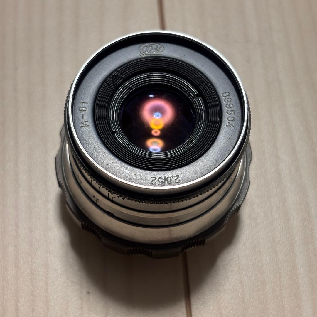 И-61(I-61) 52mm 2.8 Vintage USSR Lens Industar-61 52mm f/2.8 M39 ZEBRA Leica FED Zorki