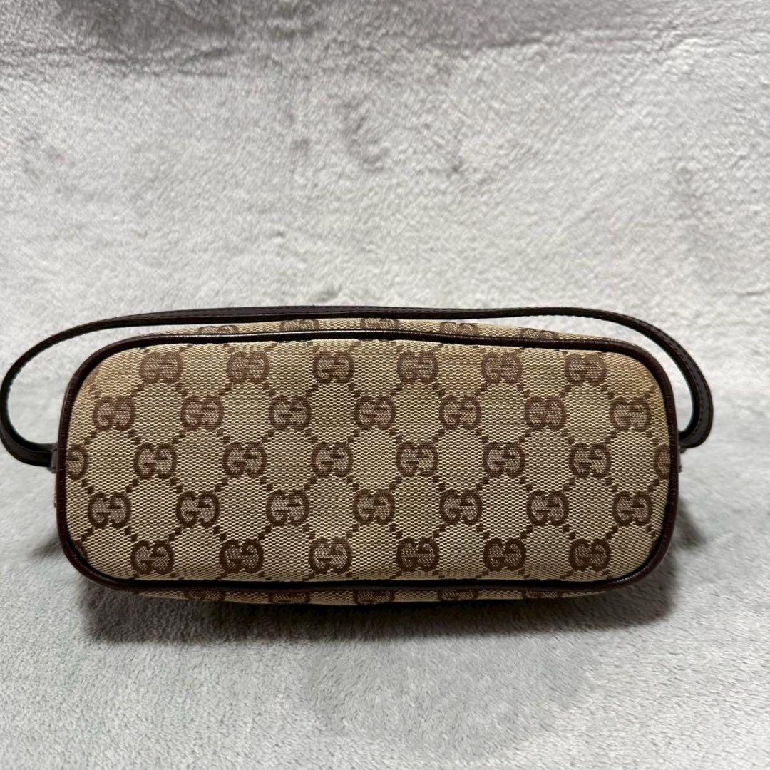 Gucci GG Accessory Pouch Leather Brown - メルカリ
