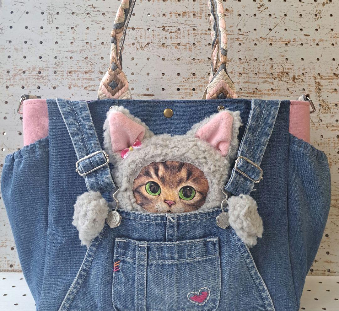 コヤンイサムチョン リトルサンダー デニムリメイクトートバッグ