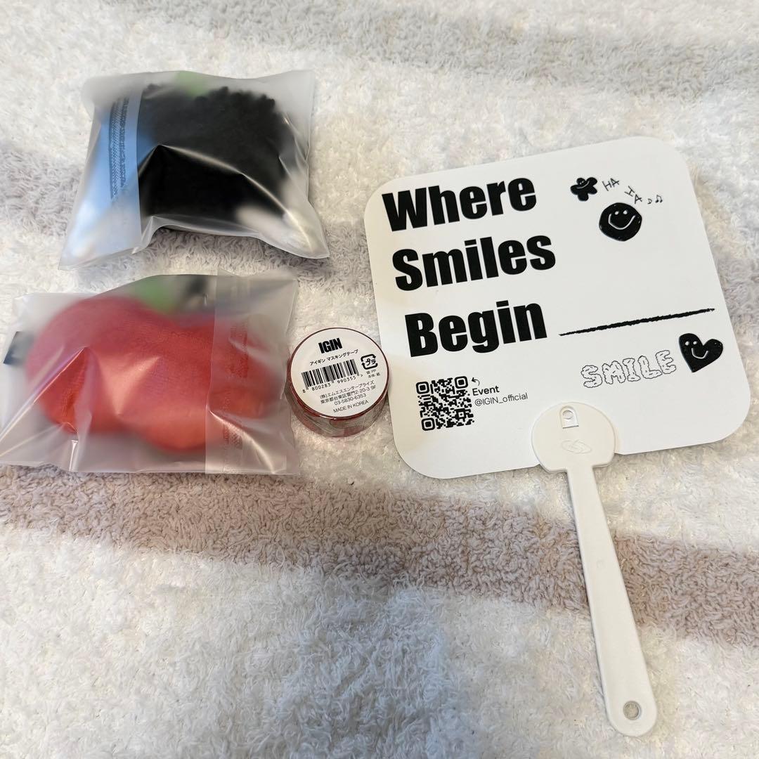 JIN / IGIN APPURI KEYRING + マスキングテープ&うちわ - メルカリ