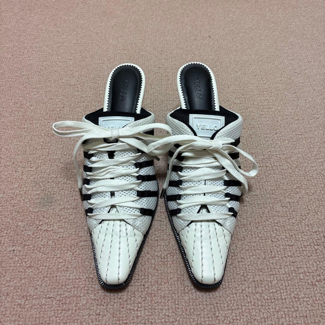 靴 YELLO TTT SNEAKER MULES YELLO / BLEACH SNEAKER MULES