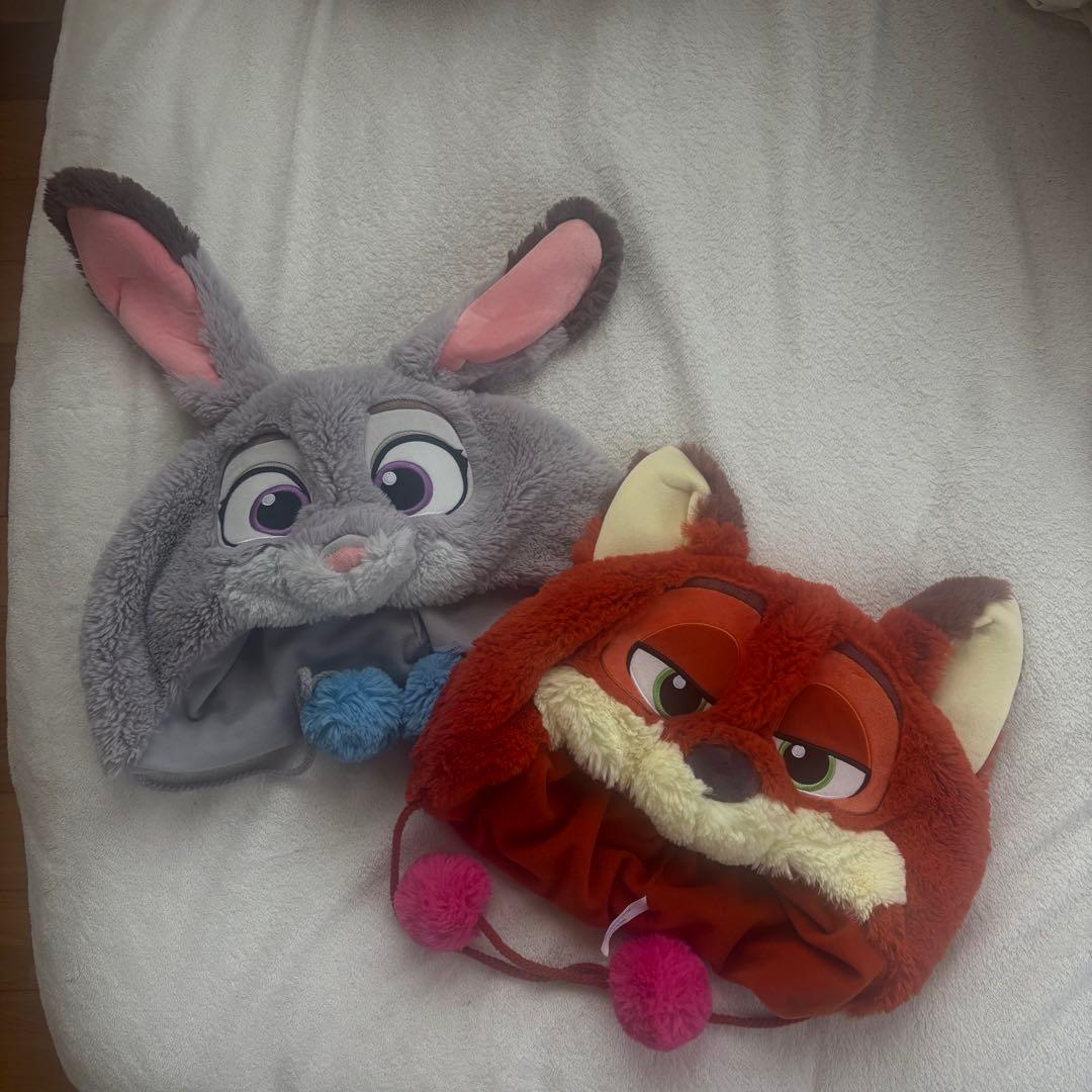 ジュディ・ホップスとニック・ワイルドファンキャップ ファンキャップ、ショルダーバッグなど！東京ディズニーランド