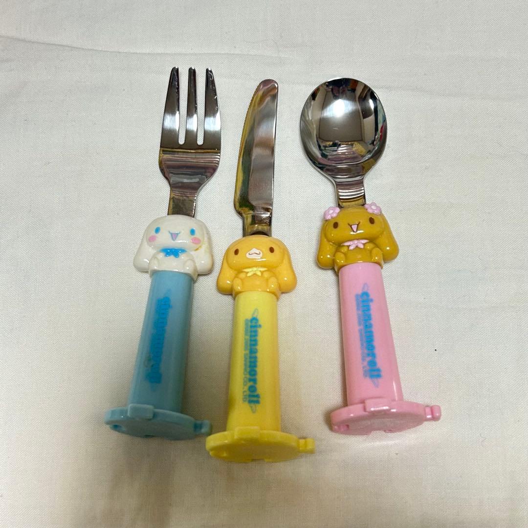 サンリオ　シナモロール　カトラリーギフトセット　 ① シナモロール グッズ カトラリーセット サンリオ キャラクター