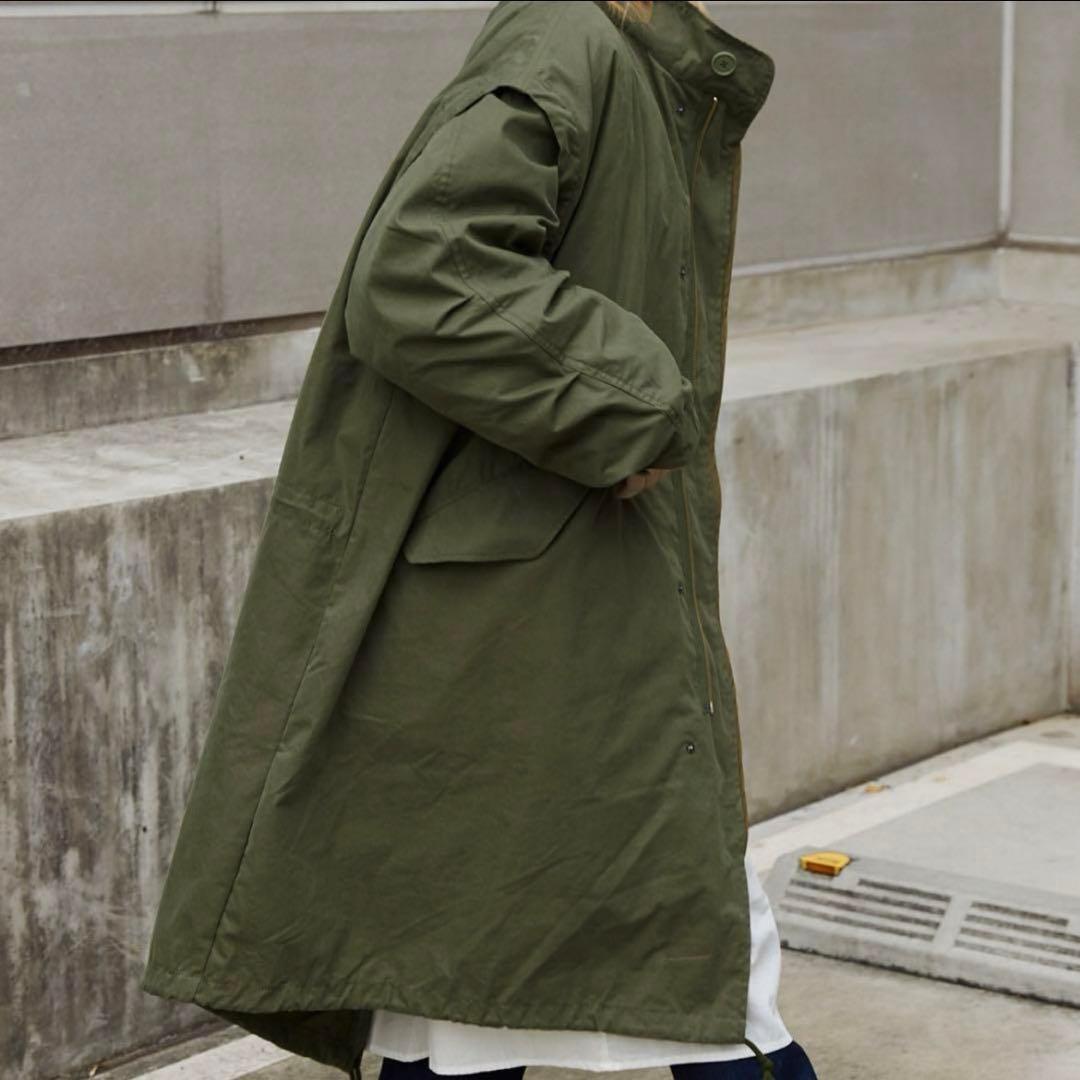 新品未使用】byYOUANCE バイユアンス マルチWAYモッズコート カーキ
