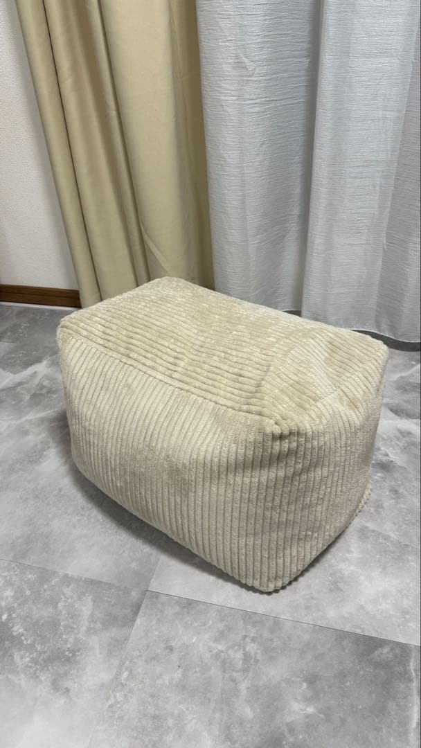 kn様専用 Loosy コーデュロイ ベージュ オットマン kn様専用 Loosy